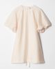 & Other Stories & Other Stories mini dress with puff sleeves with tie-back belt in white - 4
