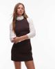 & Other Stories & Other Stories mini pinafore dress in brown - 1