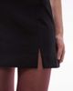 & Other Stories & Other Stories mini skirt with side slit in black - 2