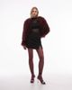 & Other Stories & Other Stories mini skirt with side slit in black - 3