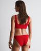 & Other Stories & Other Stories mix and match crinkle bikini bottoms in red - 2
