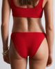 & Other Stories & Other Stories mix and match crinkle bikini bottoms in red - 4