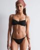 & Other Stories & Other Stories mix and match underwire bikini top with padding and adjustable straps in black - 1