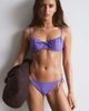 & Other Stories & Other Stories mix and match underwire bikini top with padding and adjustable straps in purple - 1