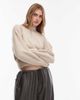 & Other Stories & Other Stories mock neck sweater in beige melange-Neutral - 1