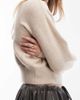 & Other Stories & Other Stories mock neck sweater in beige melange-Neutral - 2