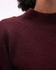 & Other Stories & Other Stories mock neck sweater in burgundy-Red - 2