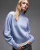 & Other Stories & Other Stories mock neck sweater in light blue - 3