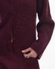 & Other Stories & Other Stories mohair & wool blend cardigan in burgundy-Red - 3