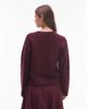 & Other Stories & Other Stories mohair & wool blend cardigan in burgundy-Red - 4