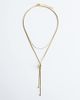 & Other Stories & Other Stories multirow knot necklace in gold - 2