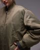 & Other Stories & Other Stories nylon rib sleeve oversized bomber jacket in khaki green - 3