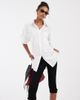 & Other Stories & Other Stories oversized cotton shirt with deep cuffs in white - 1