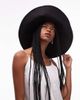 & Other Stories & Other Stories oversized summer hat in black - 2