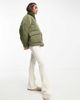 & Other Stories & Other Stories padded quilted jacket in khaki-Green - 1