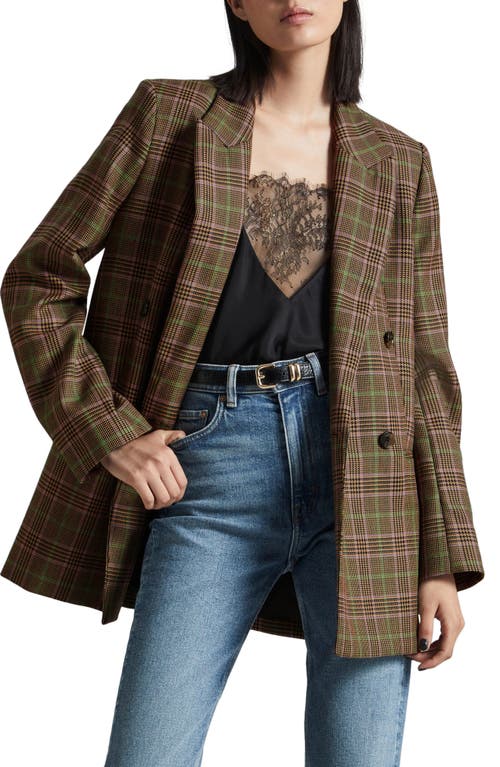 & Other Stories & Other Stories Plaid Oversize Wool Blazer