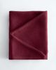 & Other Stories & Other Stories premim wool triangle scarf in dark red - 2