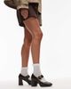 & Other Stories & Other Stories premium block heel mary jane shoes in dark brown - 2