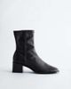 & Other Stories & Other Stories premium leather chunky heel ankle boots in black - 1