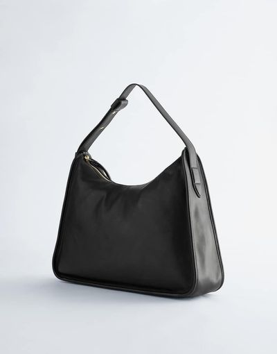 & Other Stories & Other Stories Premium leather tote bag in black