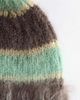 & Other Stories & Other Stories Premium mohair and wool blend striped beanie in green - 3