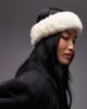 & Other Stories & Other Stories premium soft faux fur headband in cream-White - 2