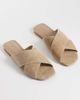 & Other Stories & Other Stories premium suede flat sandals in light beige-Neutral - 2