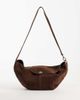 & Other Stories & Other Stories premium suede large crossbody bag in chocolate-Brown - 1