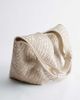 & Other Stories & Other Stories pure leather braided shopper tote in light stone beige-Neutral - 2