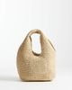 & Other Stories & Other Stories pure paper straw mini shopper tote bag in natural light beige-Neutral - 1
