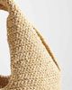 & Other Stories & Other Stories pure paper straw mini shopper tote bag in natural light beige-Neutral - 3