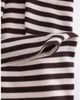 & Other Stories & Other Stories pure wool high neck long sleeve top in pink & burgundy stripes - 3