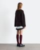 & Other Stories & Other Stories pure wool sweater with button cape sleeves in brown - 4