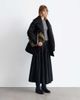 & Other Stories & Other Stories quilted belted longline jacket in black - 3