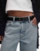 & Other Stories & Other Stories real leather square buckle belt in black - 1