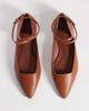 & Other Stories & Other Stories real leather strap ballet flats with real suede lining in brown - 2