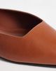 & Other Stories & Other Stories real leather strap ballet flats with real suede lining in brown - 4