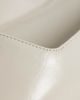 & Other Stories & Other Stories real leather strap ballet flats with real suede lining in white - 3