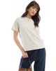 & Other Stories & Other Stories relaxed short sleeve T-shirt in beige melange-Neutral - 1