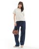 & Other Stories & Other Stories relaxed short sleeve T-shirt in beige melange-Neutral - 2