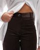& Other Stories & Other Stories rich cotton flared velvet pants in dark brown - 4