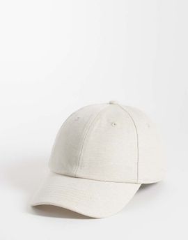 & Other Stories & Other Stories rich linen cap in neutral beige