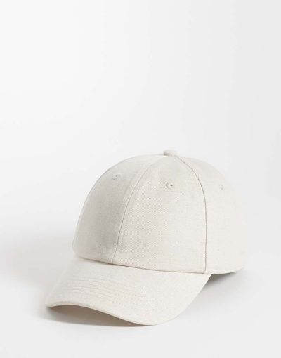 & Other Stories & Other Stories rich linen cap in neutral beige
