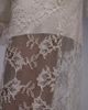 & Other Stories & Other Stories sheer lace pants with scalloped hem and fitted micro shorts in off white - 2
