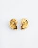 & Other Stories & Other Stories shell drop earrings in gold - 2