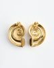 & Other Stories & Other Stories shell drop earrings in gold - 3