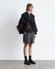 & Other Stories & Other Stories short peacoat with strapped cuffs in black - 2