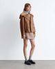 & Other Stories & Other Stories short peacoat with strapped cuffs in brown - 3