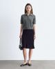 & Other Stories & Other Stories short sleeve wool look knit polo sweater in dark gray - 2