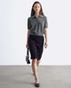 & Other Stories & Other Stories short sleeve wool look knit polo sweater in dark gray - 3